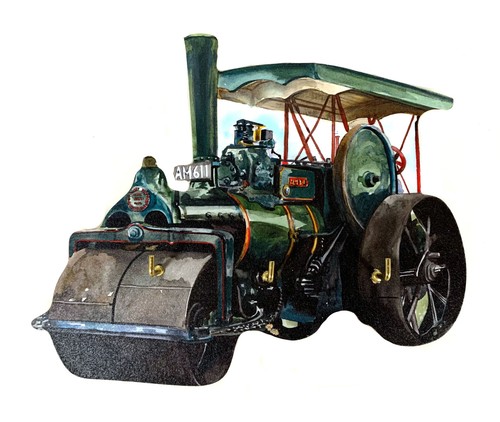 Steamroller key rack - steamroller,