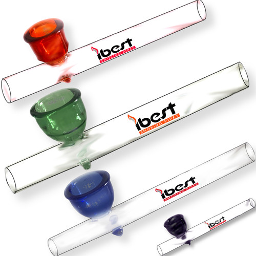 Glass steamroller pipe cup - glass,